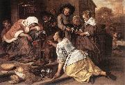 Jan Steen The Effects of Intemperance oil painting picture wholesale